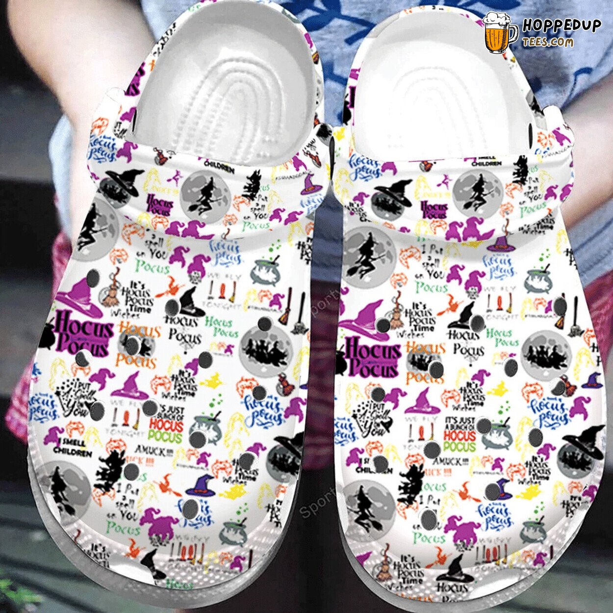 Hocus Pocus Halloween Witch Themed Magical Comfortable Clogs Footwear