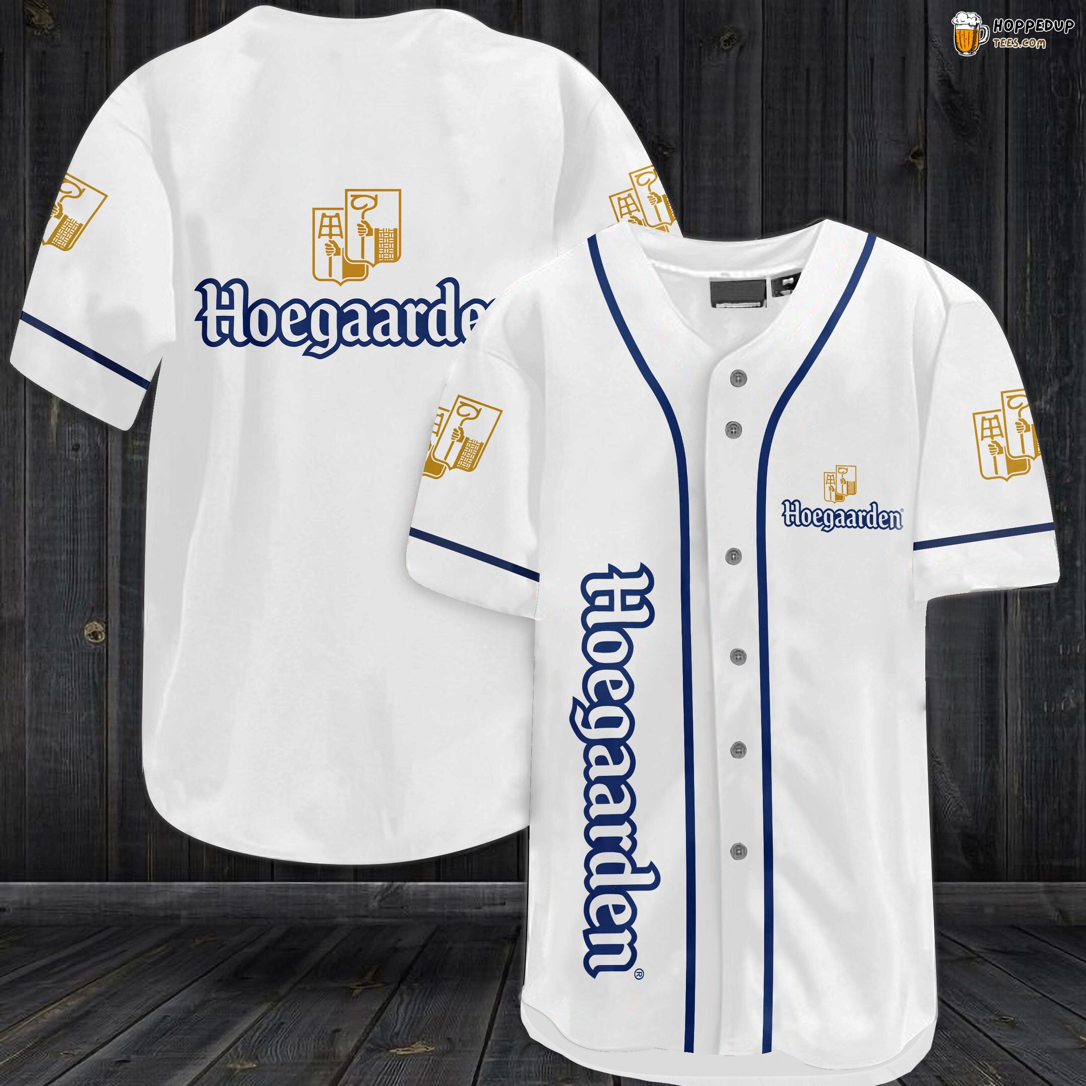 Hoegaarden Beer Baseball Jersey White Unisex Jersey Shirt