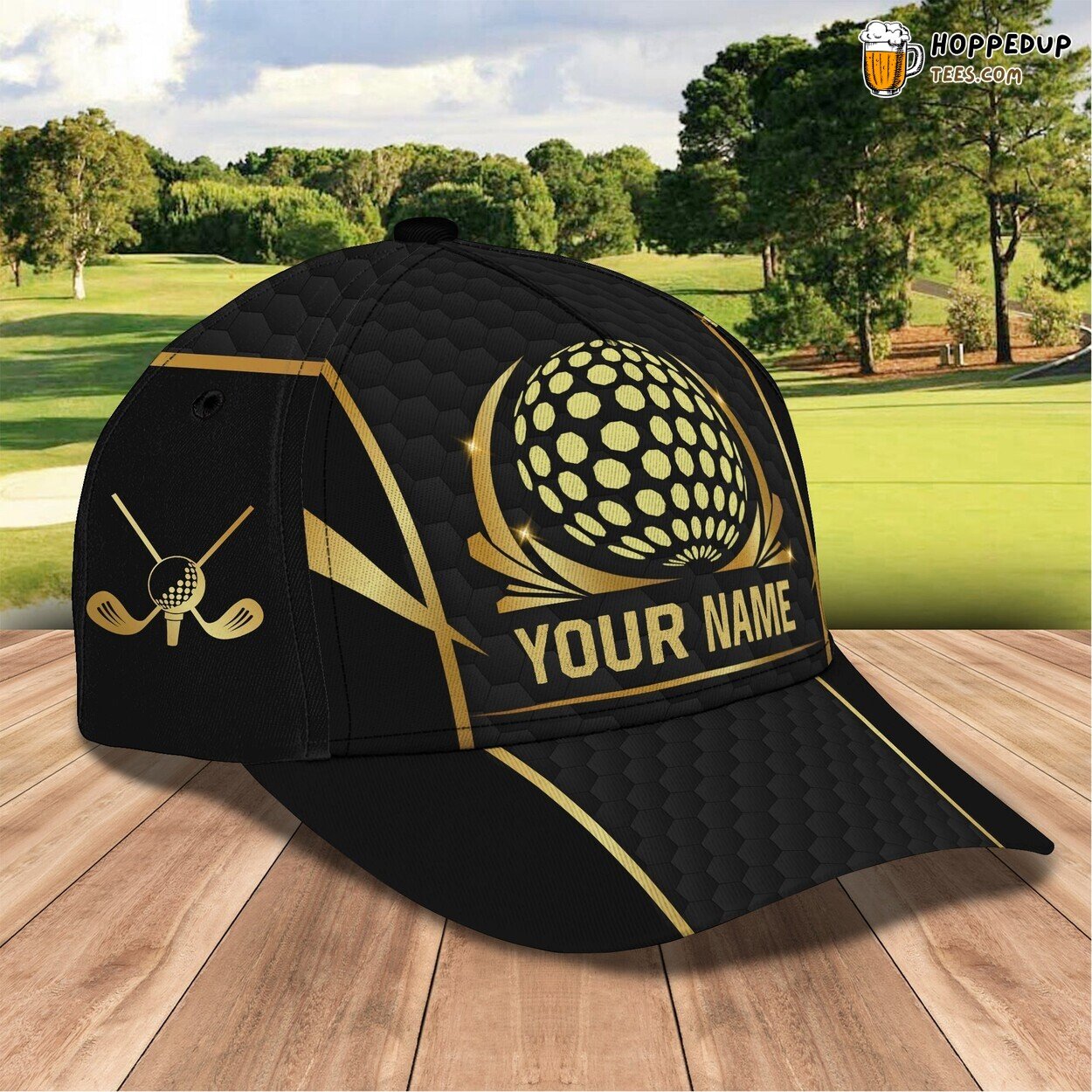 Hole in One Series 3D Classic Cap Golf Personalized Name Unique Edition