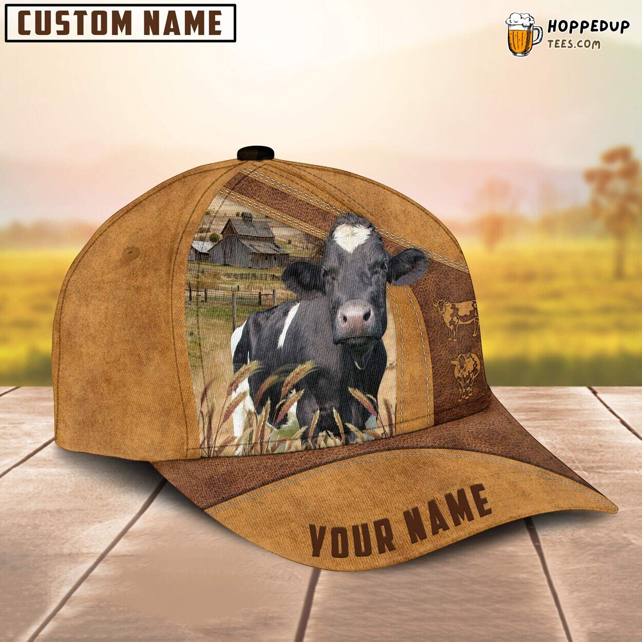 Holstein Cattle Unique Farm Baseball Cap Passionate Farmer Lover