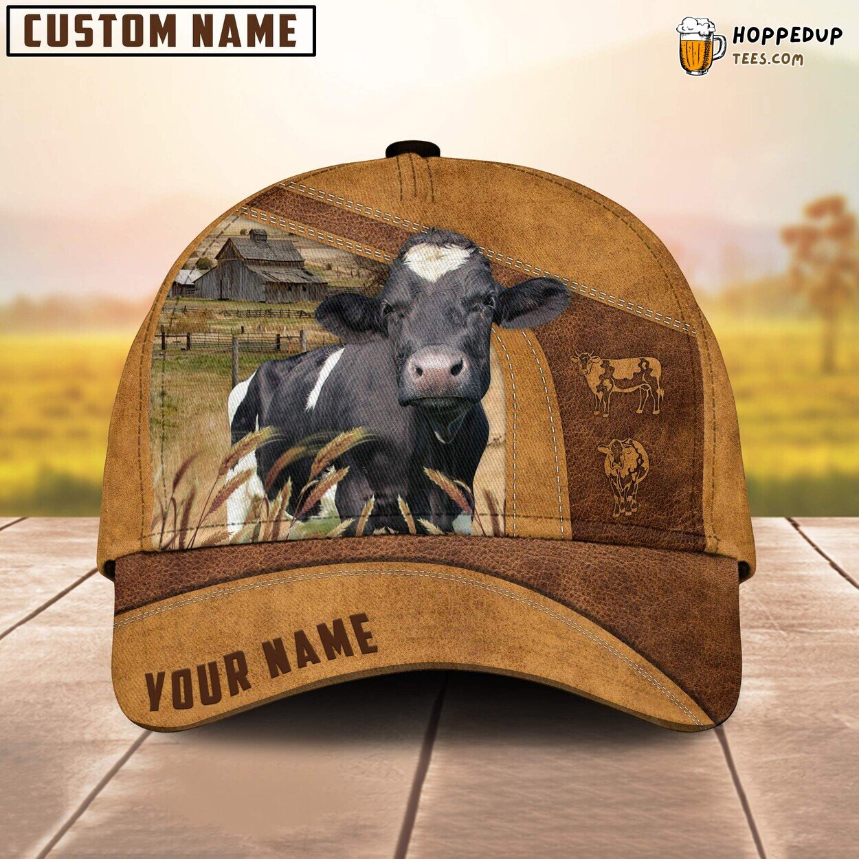 Holstein Cattle Unique Farm Baseball Cap Passionate Farmer Lover Holstein Cattle Unique Farm Baseball Cap Passionate Farmer Lover