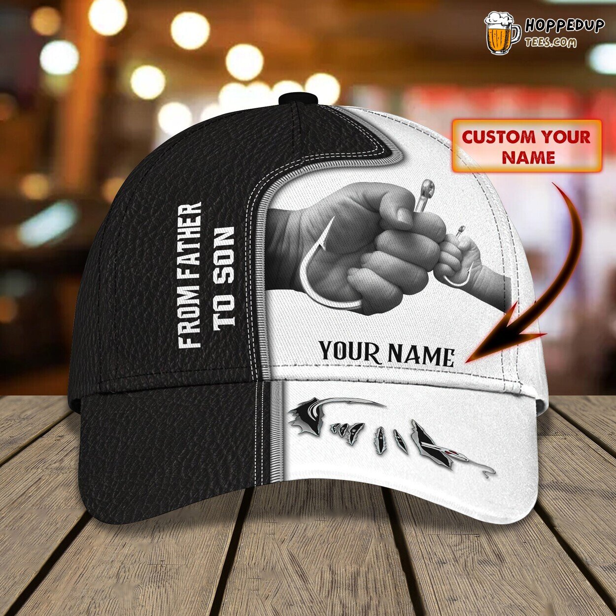 Honk and Drive Displayed in Personalized 3D Classic Cap Bus Driver Honor
