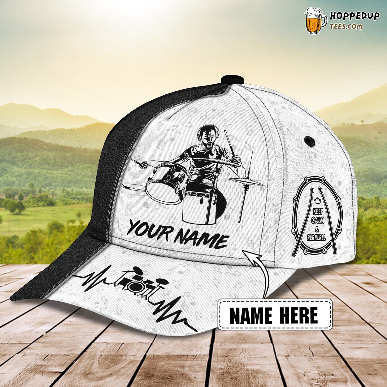 Honor the Rhythm of the Drummer Personalized 3D Classic Cap Adventure