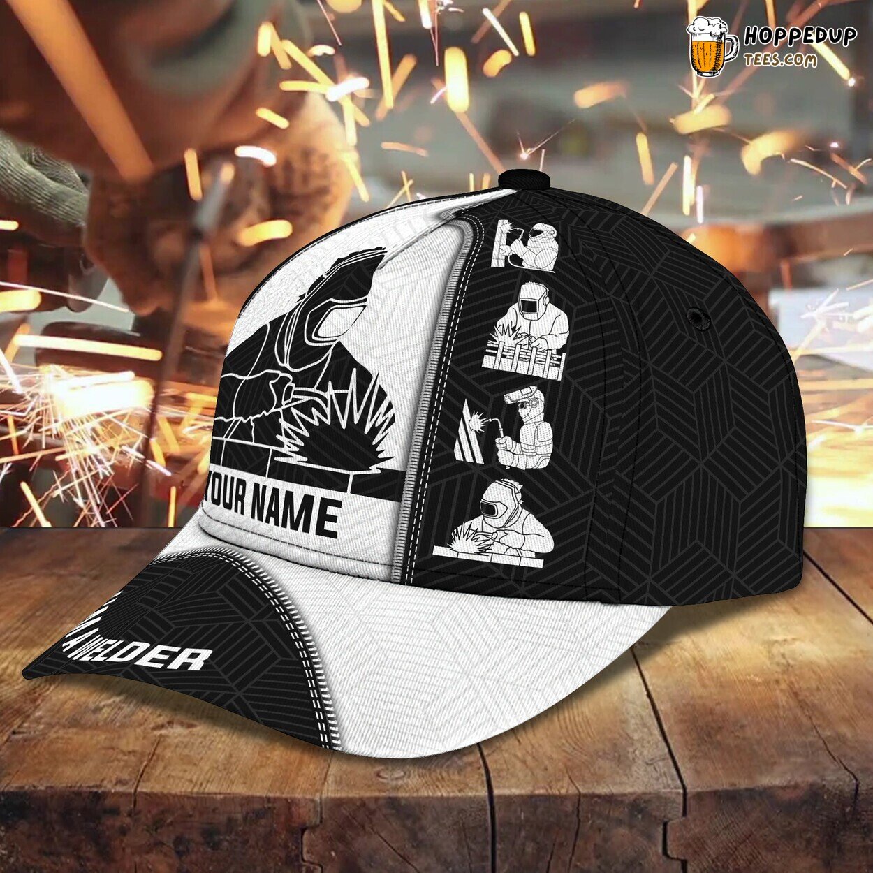 Honor the Skill of the Welder Personalized 3D Classic Cap Passion