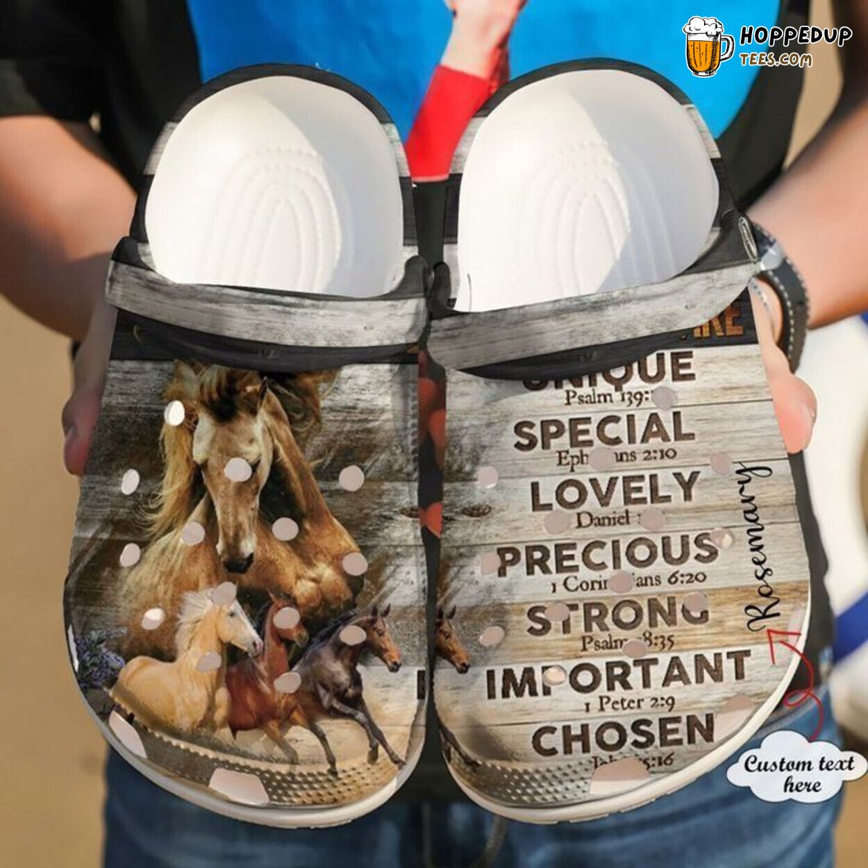 Horse Personalized God Says Classic Themed Comfortable Unique Clogs