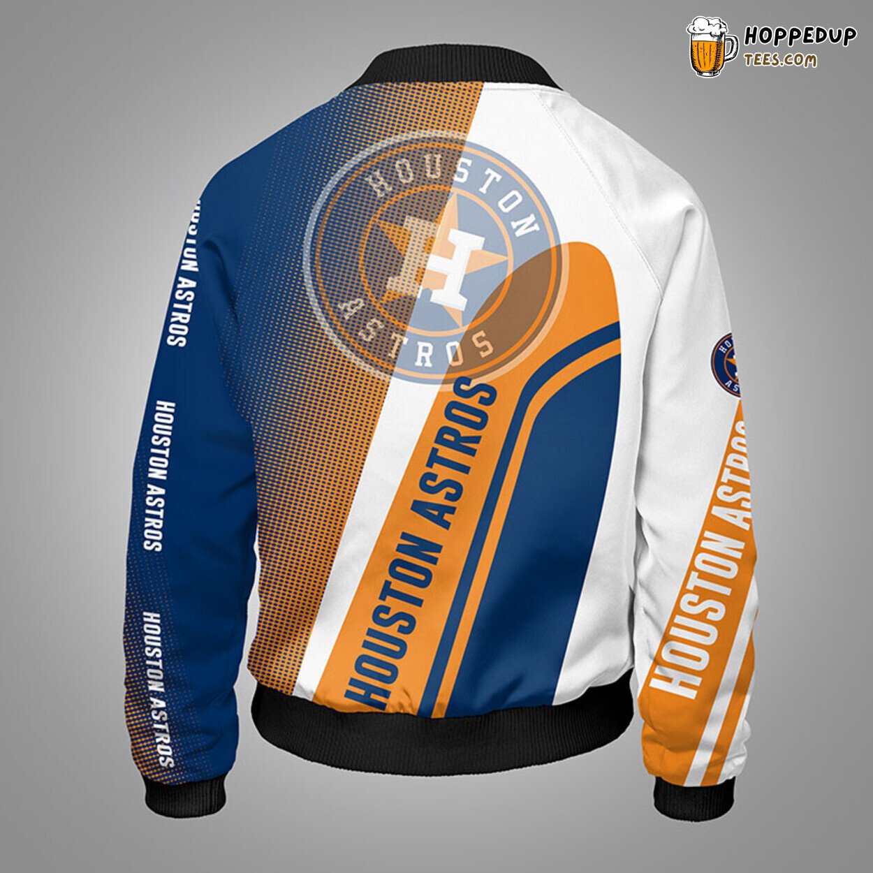 Houston Astros MLB Classic Orange Premium Bomber Jacket Design