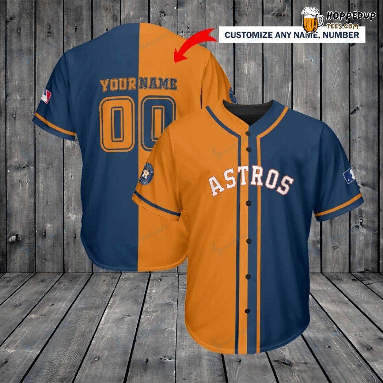 Houston Astros Unique Personalized Baseball Jersey Shirt Exclusive