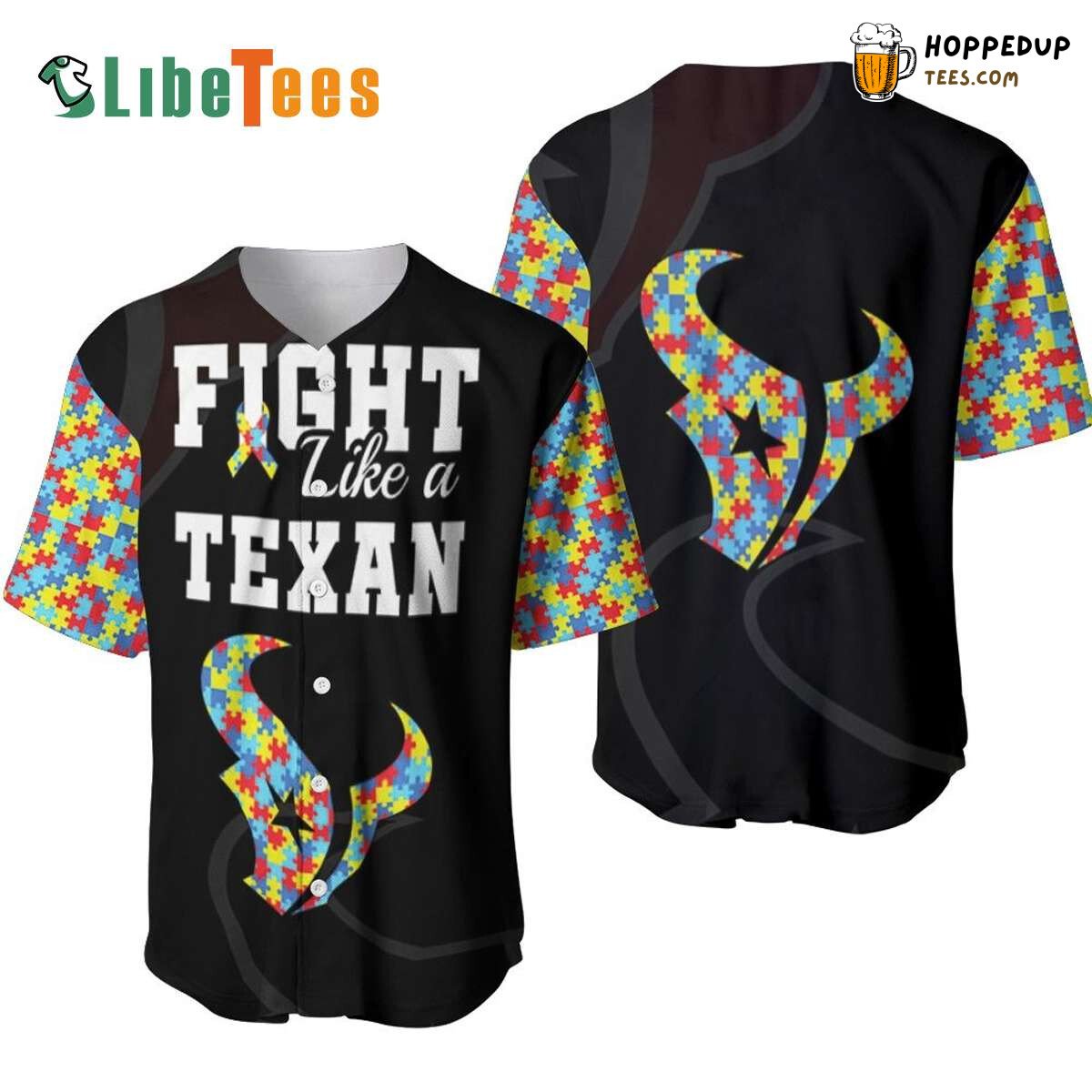 Houston Texans Baseball Jersey Fight Like A Texan Perfect Gifts For Your Loved Ones Jersey Shirt