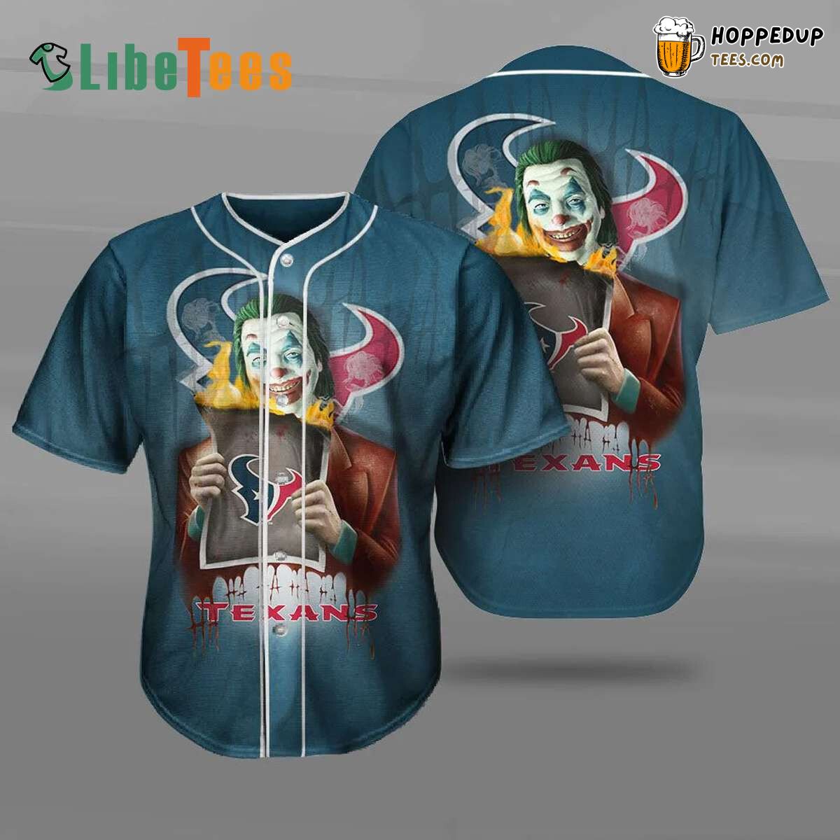 Houston Texans Baseball Jersey Joker Graphic Perfect Gifts For Your Loved Ones Jersey Shirt