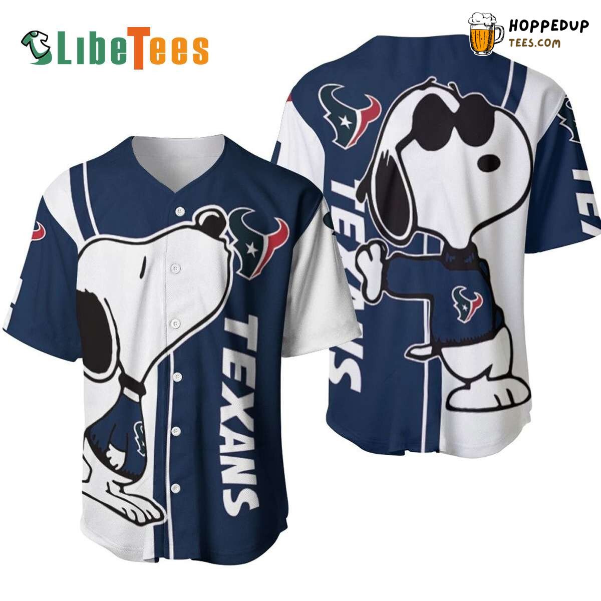 Houston Texans Baseball Jersey Snoopy Graphic Perfect Gifts For Your Loved Ones Jersey Shirt
