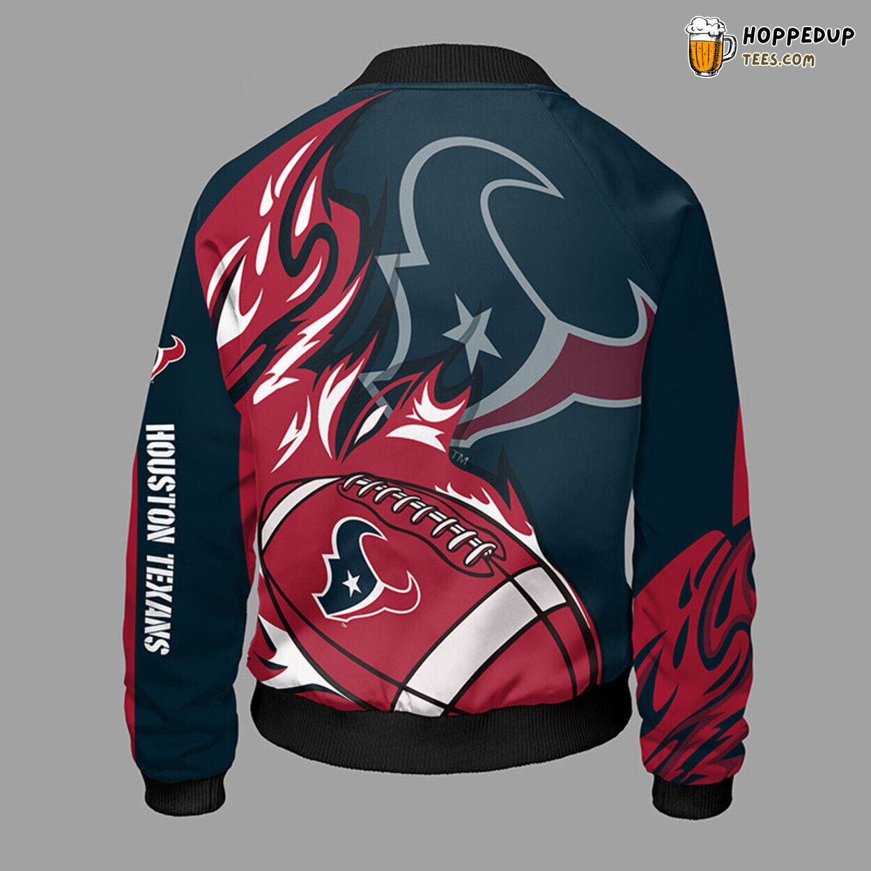 Houston Texans NFL Unique Red Distinct Bomber Jacket Design
