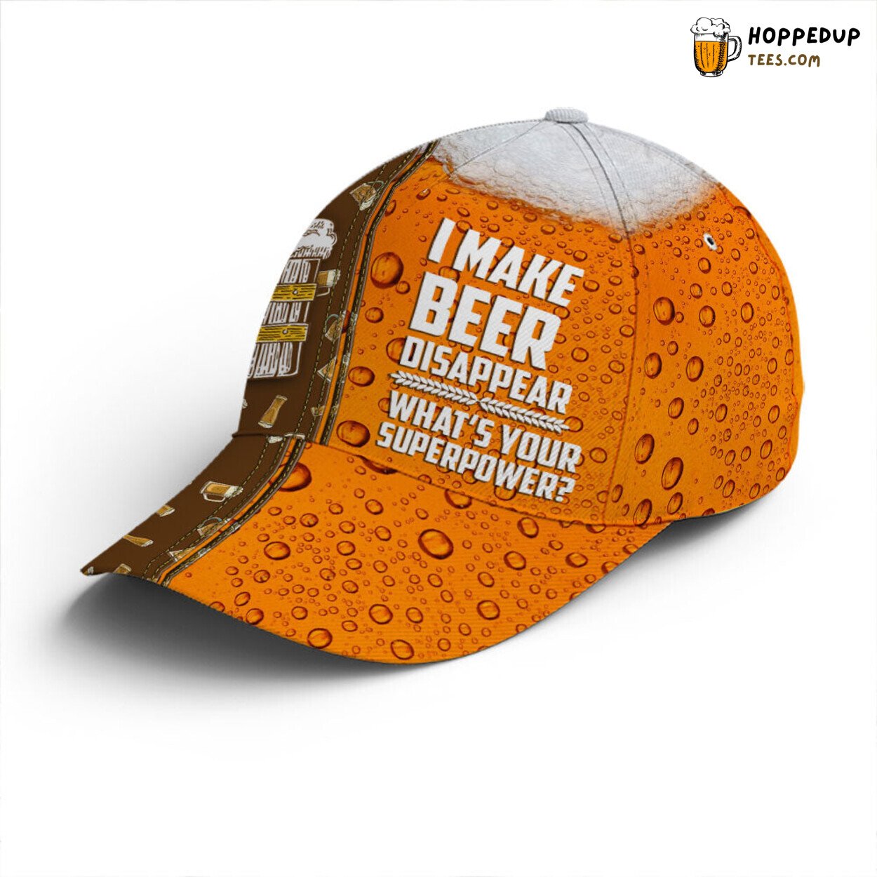 Humor Alert I Make Beer Disappear Fun Design Baseball Cap