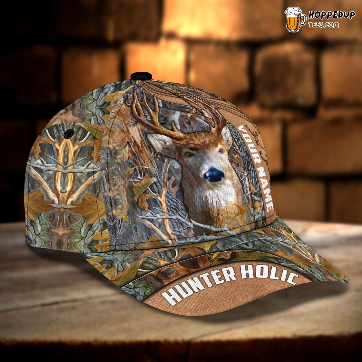 Hunter Holic Classic 3D Cap Personalized Name Unique Premium Design Look