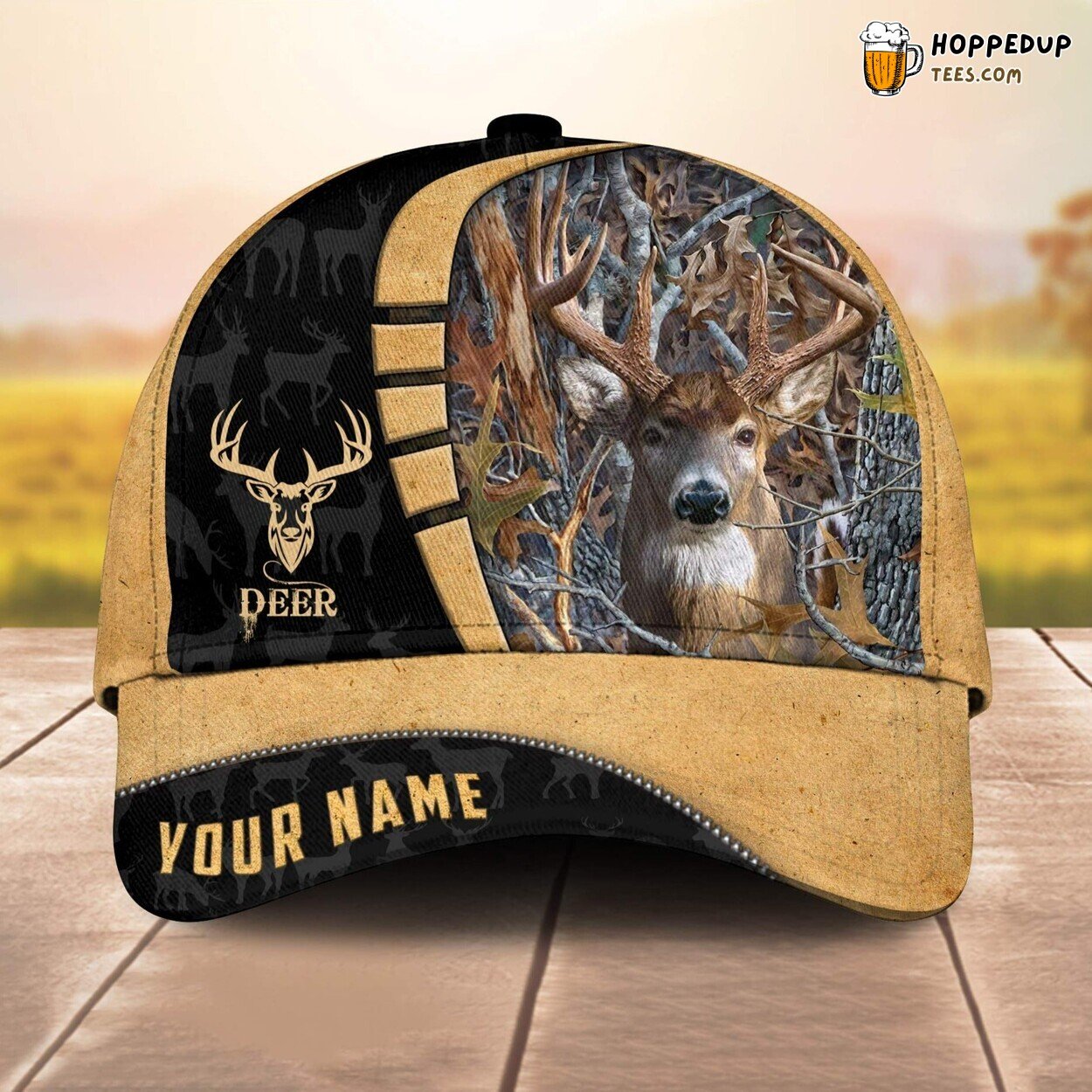Hunting Cale Custom Baseball Cap Farm Lovers 3D Print Animal Leather Pattern
