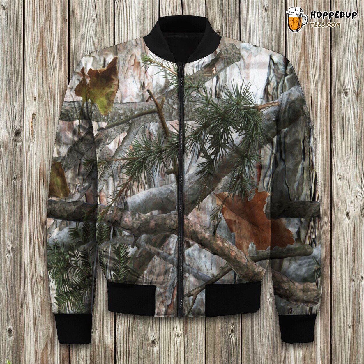Hunting Camo Patterns Bomber Jacket