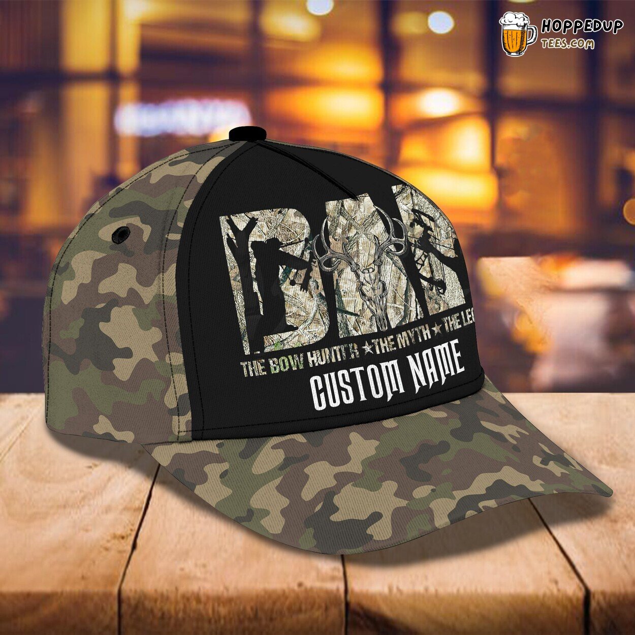 Hunting Dad 3D Classic Cap Personalized Name Unique Premium Styling Design Hunting Dad 3D Classic Cap Personalized Name Unique Premium Styling Design