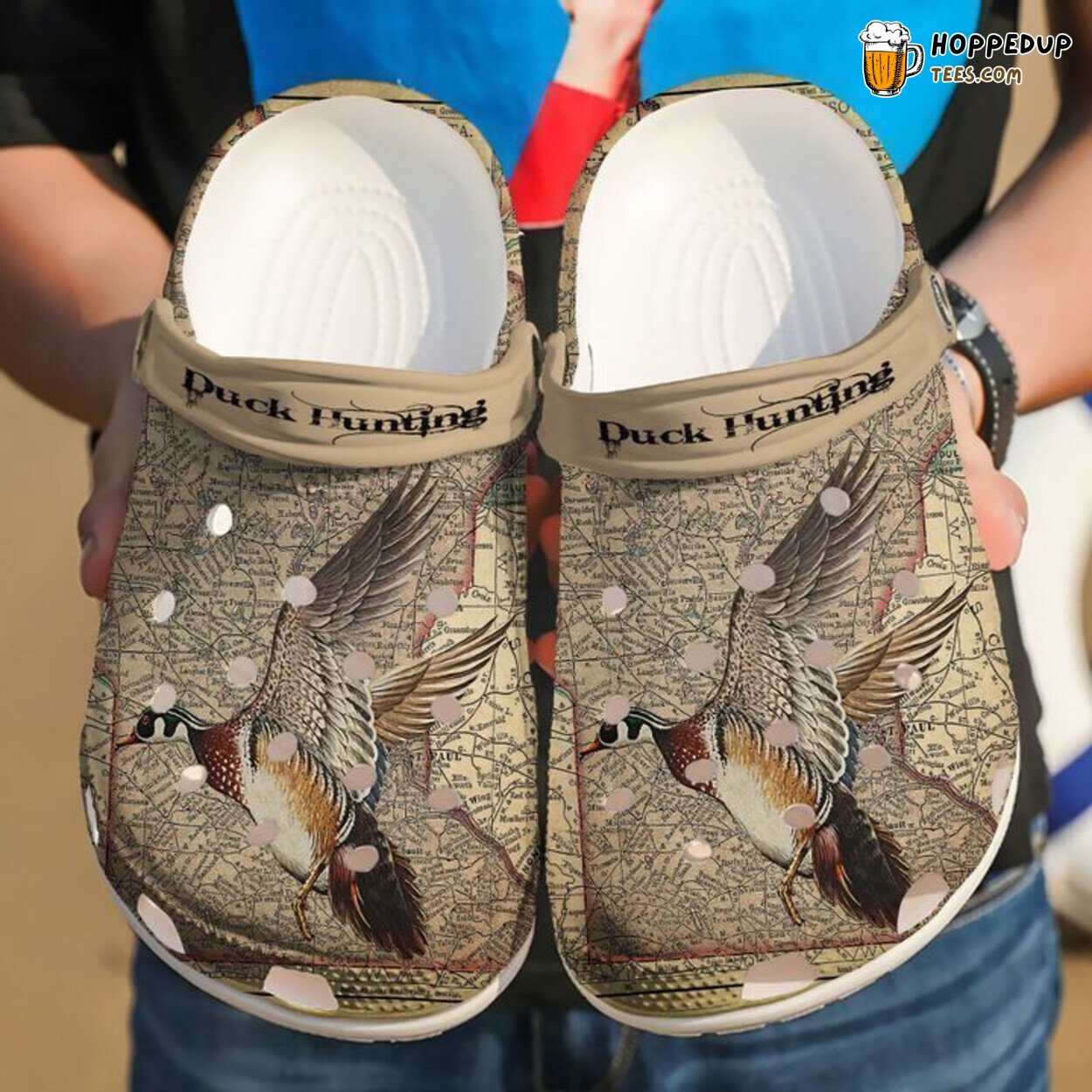 Hunting Duck 3 Classic Comfortable Unique Design Clogs Shoes Style