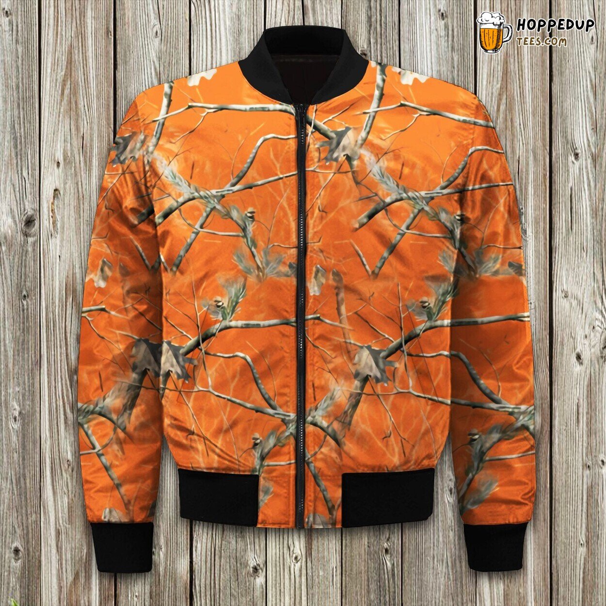 Hunting Tree Camouflage Bomber Jacket