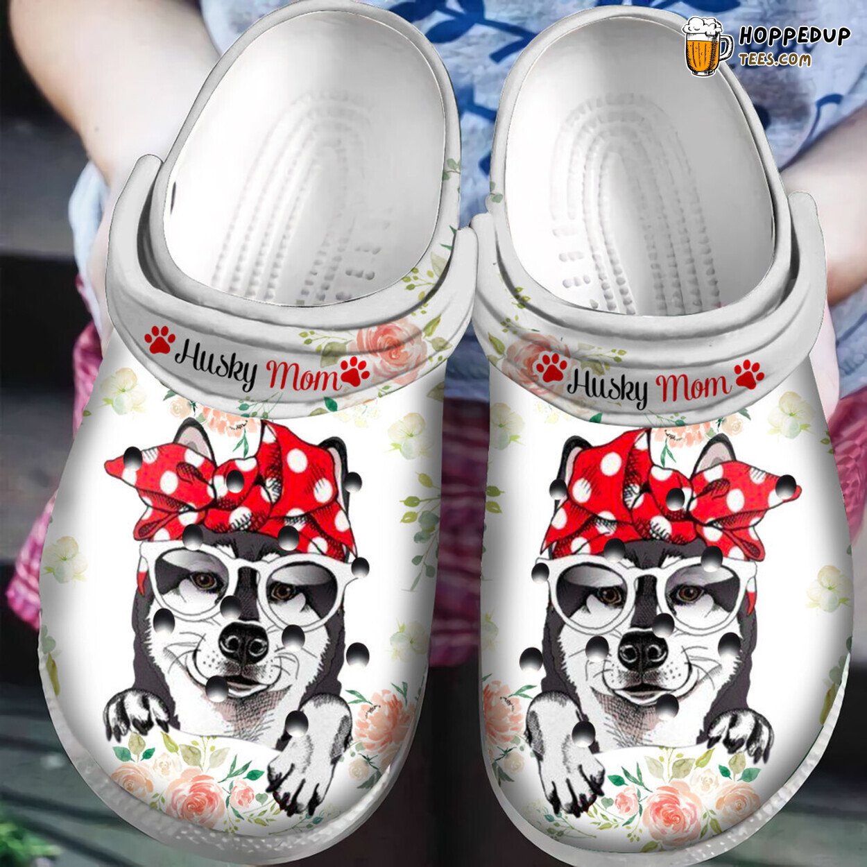 Husky Mom Mothers Day Gift Special Themed Classic Comfortable Clogs
