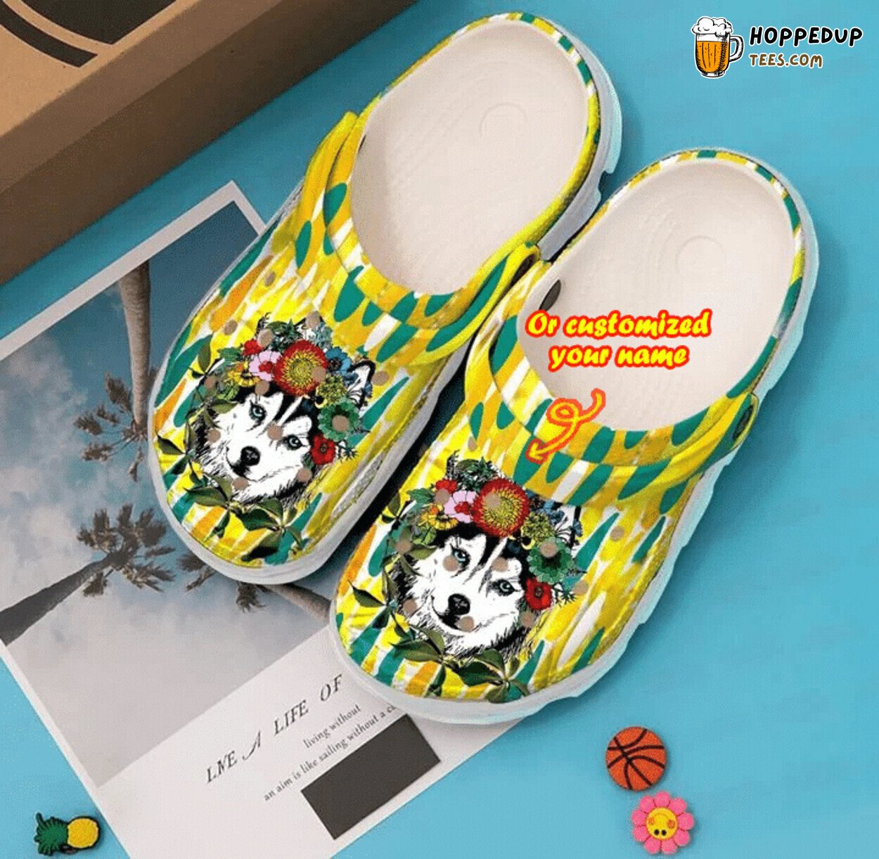 Husky Mom Themed Comfortable Clogs Canine Lover Footwear Design