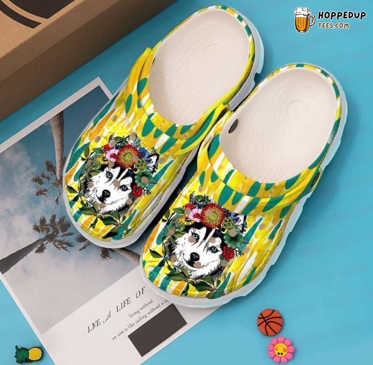 Husky Mom Themed Comfortable Unique Classic Clog Shoes Style