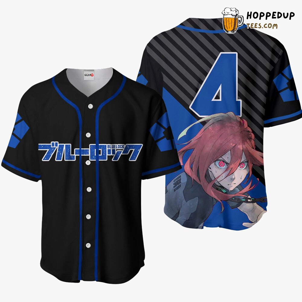 Hyoma Chigiri Unique Anime Baseball Jersey Shirt Distinctive Design