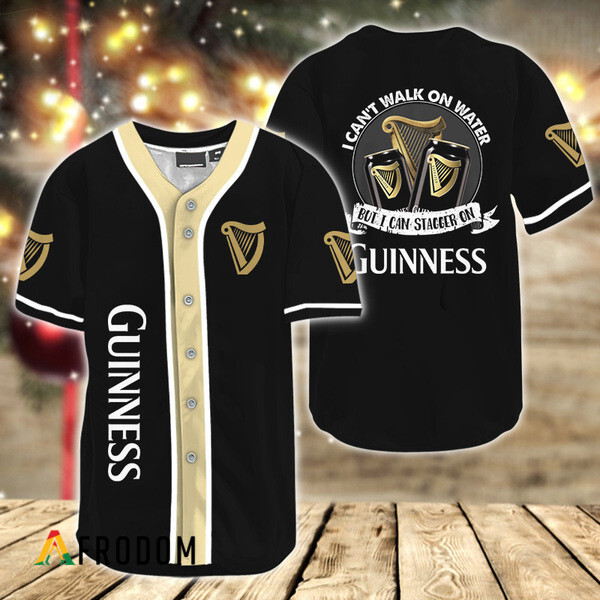 I Can’T Walk On Water But I Can Stagger On Guinness Baseball Jersey HU