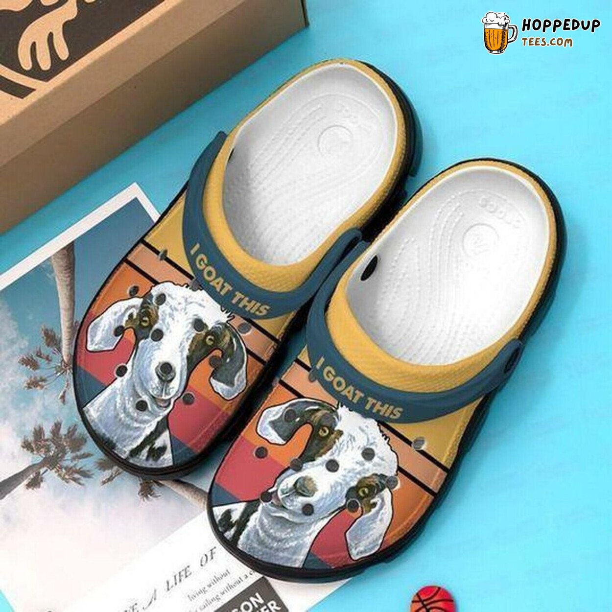 I Goat This Personalized Gift Themed Rubber Clog Shoes Comfy Footwear Design