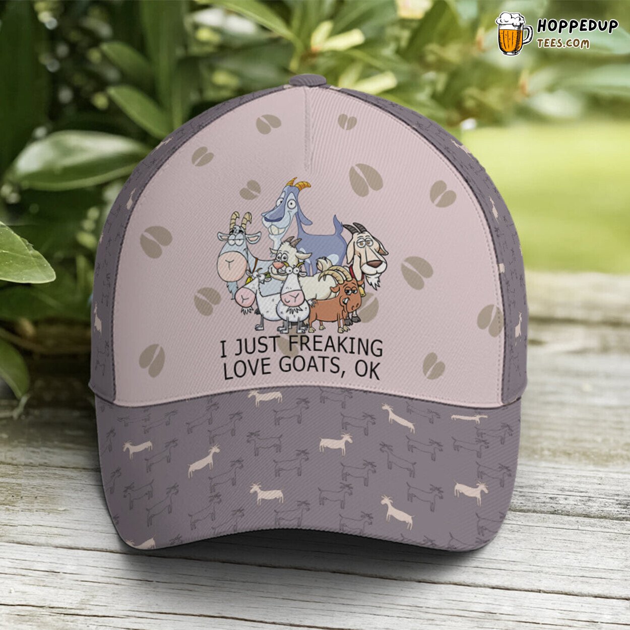 I Just Freaking Love Goats Baseball Cap Unique Animal Lover Design Hat Wear I Just Freaking Love Goats Baseball Cap Unique Animal Lover Design Hat Wear