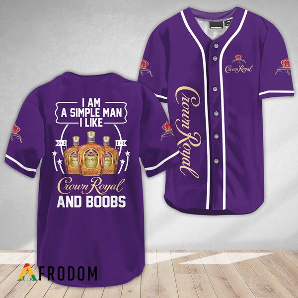 I Like Crown Royal And Boobs Baseball Jersey HU
