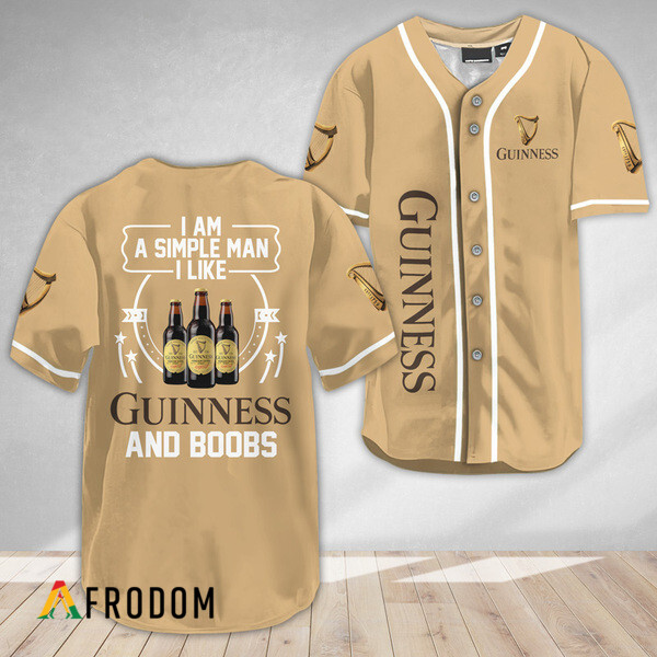 I Like Guinness And Boobs Baseball Jersey HU