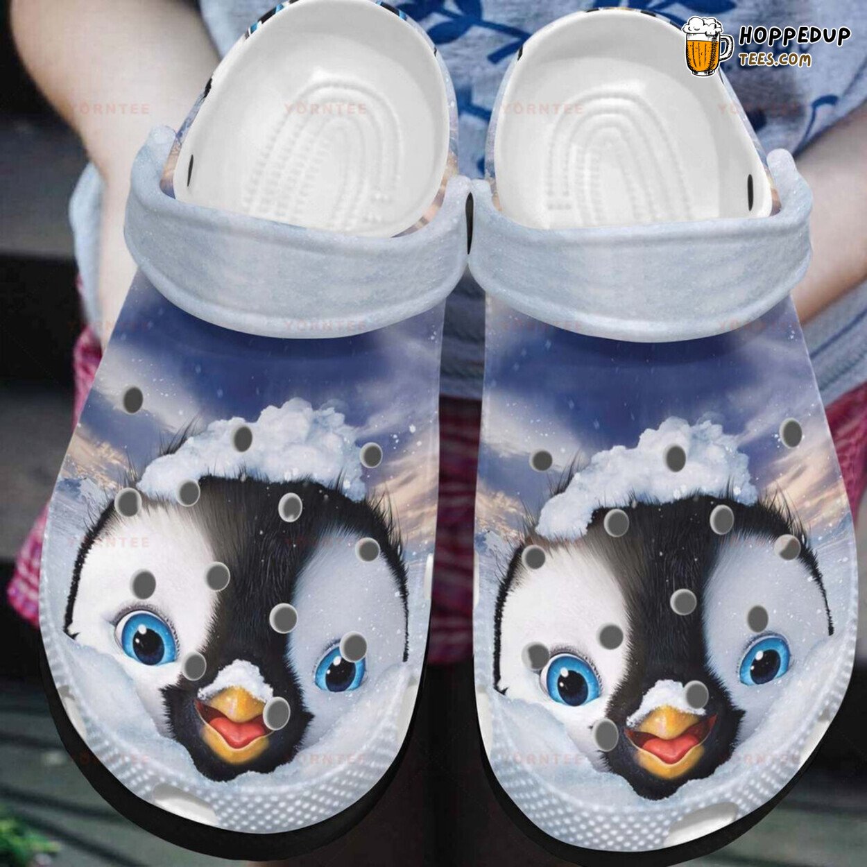 I Love Penguin Style Lover Gift Rubber Comfortable Clog Shoes
