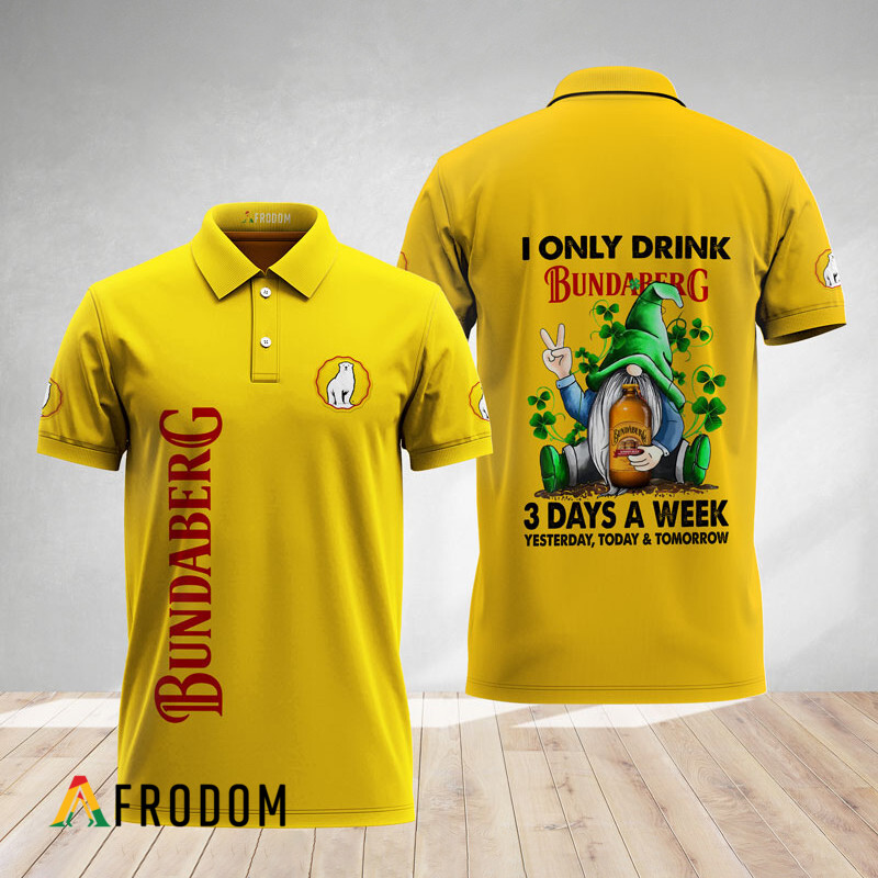 I Only Drink Bundaberg Rum Polo Shirt HU