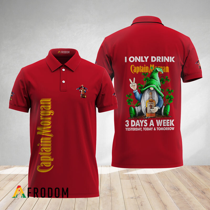 I Only Drink Captain Morgan Polo Shirt HU