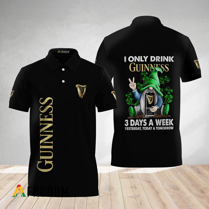I Only Drink Guinness Polo Shirt HU