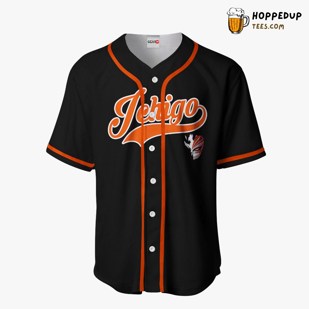 Ichigo Kurosaki Hollow Design Anime Baseball Jersey Shirt Exclusive