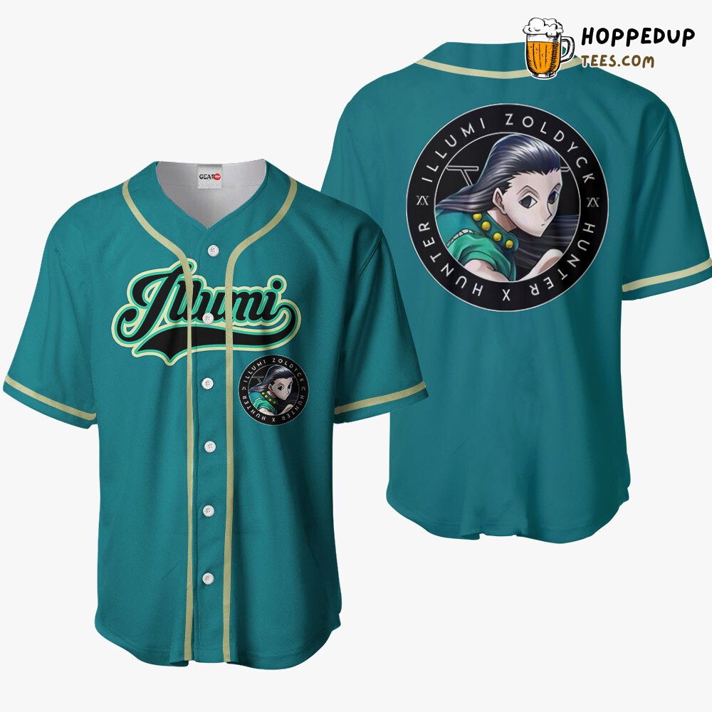 Illumi Zoldyck Distinctive Anime Baseball Jersey Shirt Unique Design