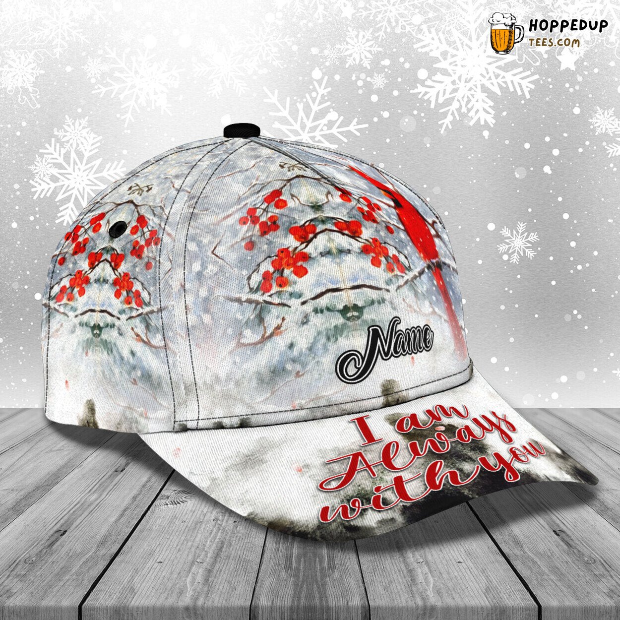 I’M Always With You 3D Classic Cap Personalized Name Elegant Unique Design