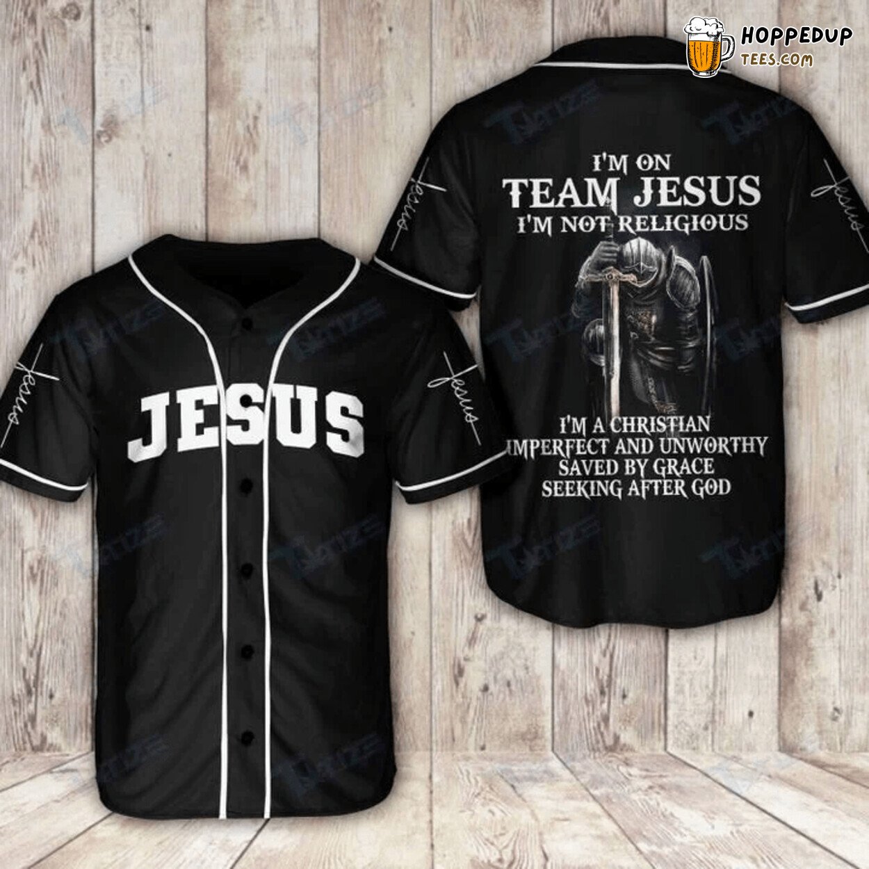 I’m On Team Jesus Baseball Tee Jersey Shirts 3D Printed