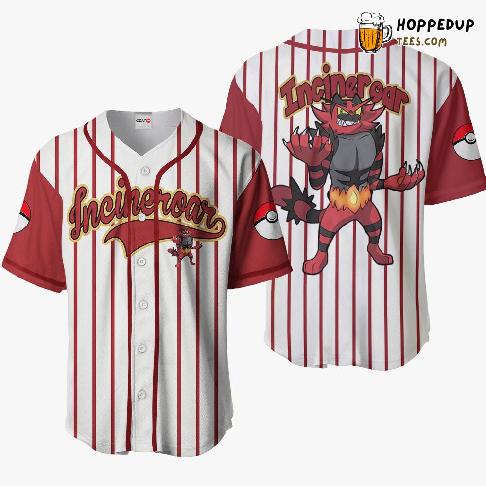 Incineroar Edition Unique Distinctive Baseball Jersey Collection Design Incineroar Edition Unique Distinctive Baseball Jersey Collection Design