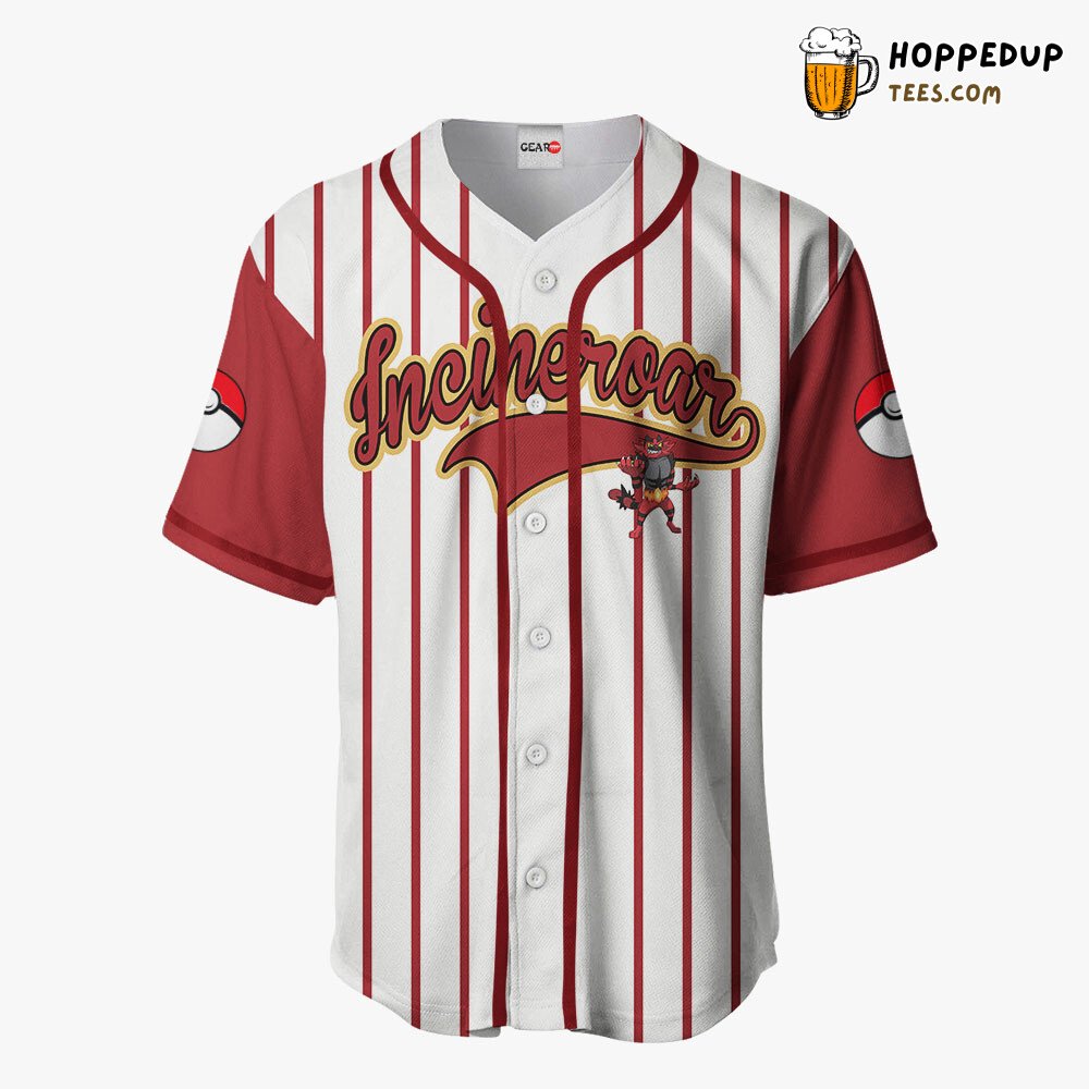 Incineroar Edition Unique Distinctive Baseball Jersey Collection Design