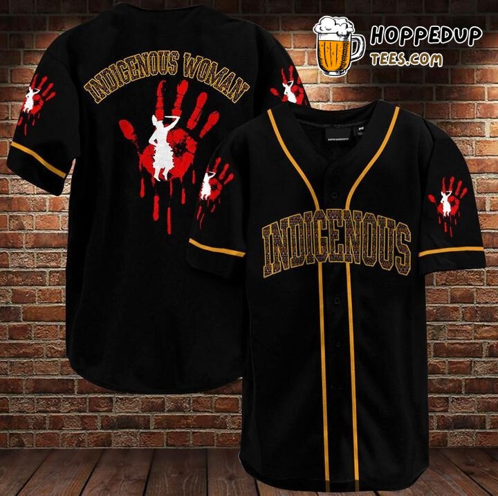 Indigenous Woman Native Baseball Tee Jersey Shirts 3D