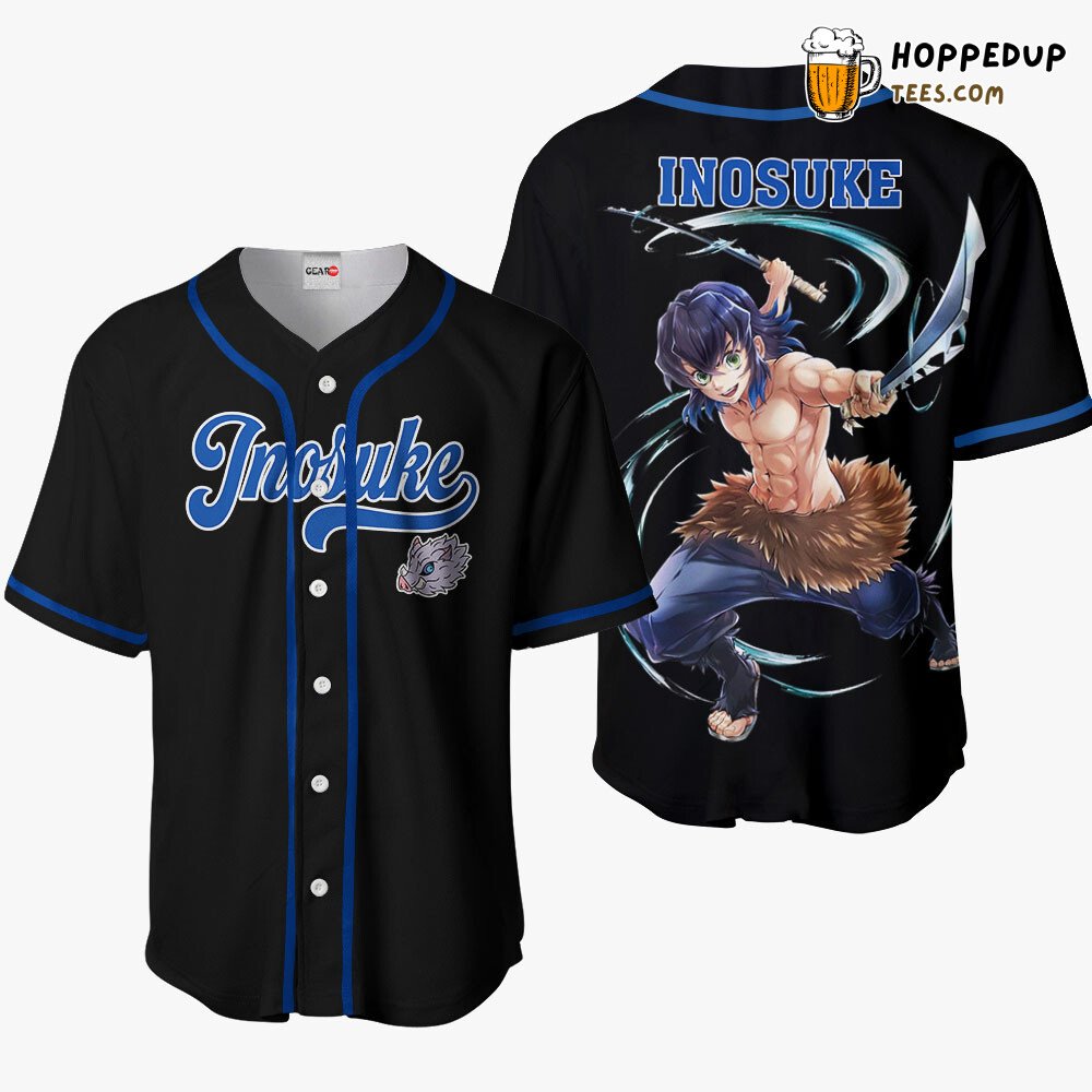 Inosu Distinctive Design Anime Baseball Jersey Shirt Unique Collection