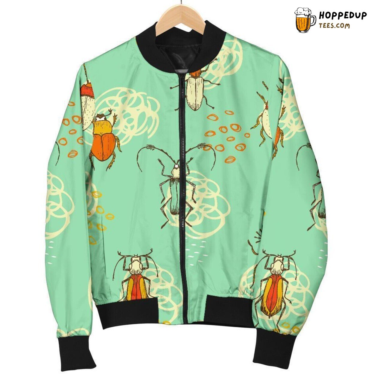 Intricate Bug Essence Men’s Bomber Jacket Distinct Pattern Design Tribute Intricate Bug Essence Men’s Bomber Jacket Distinct Pattern Design Tribute