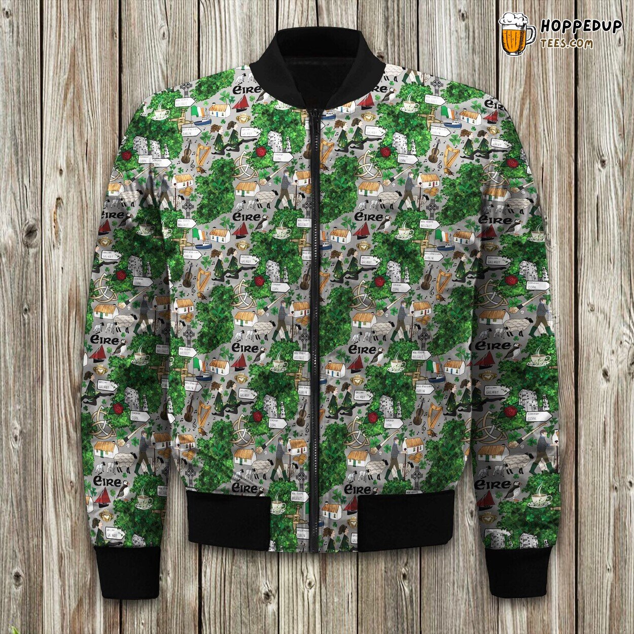 Ireland Farming Countryside Bomber Jacket