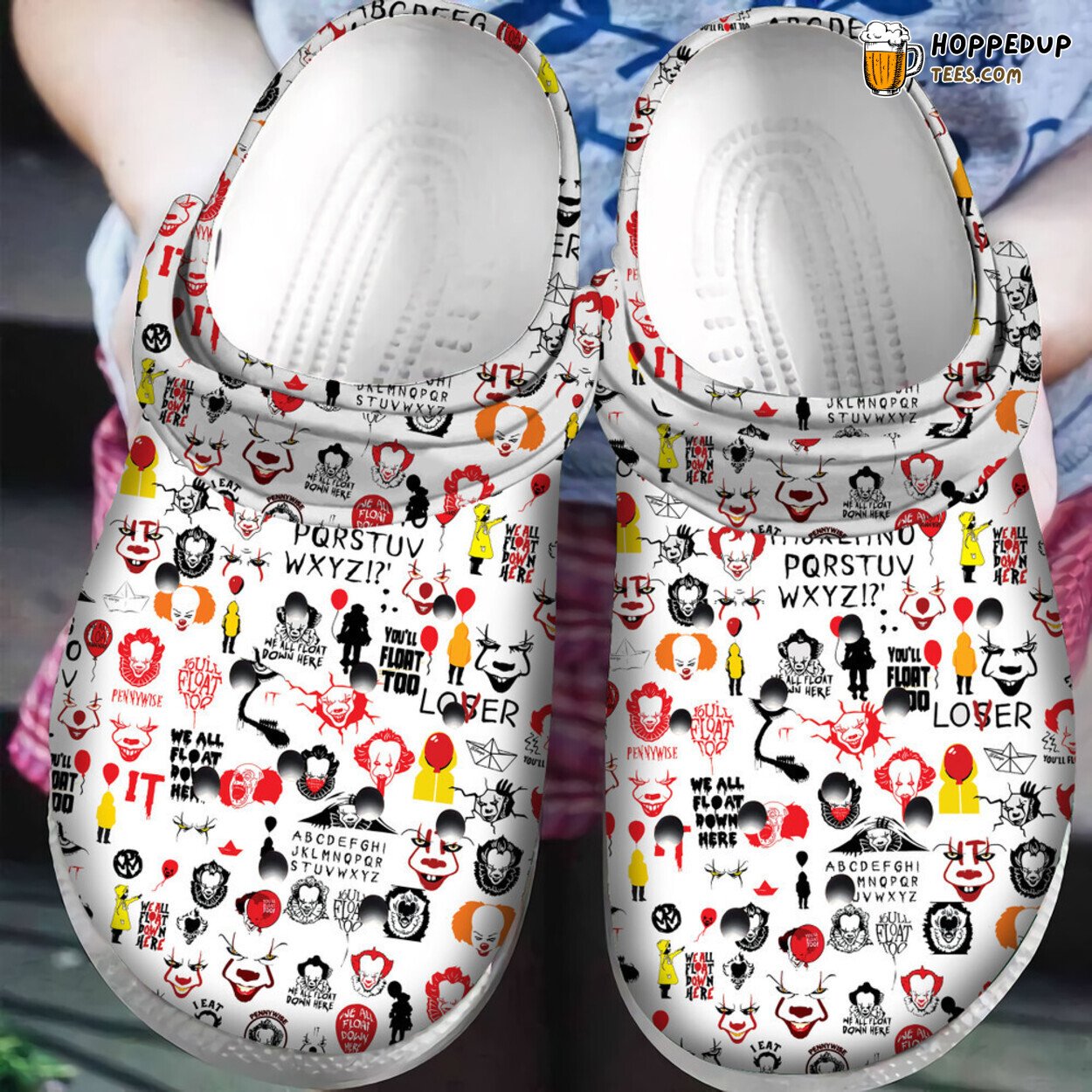 It Pennywise Horror Movie Halloween Special Themed Classic Clogs Shoes