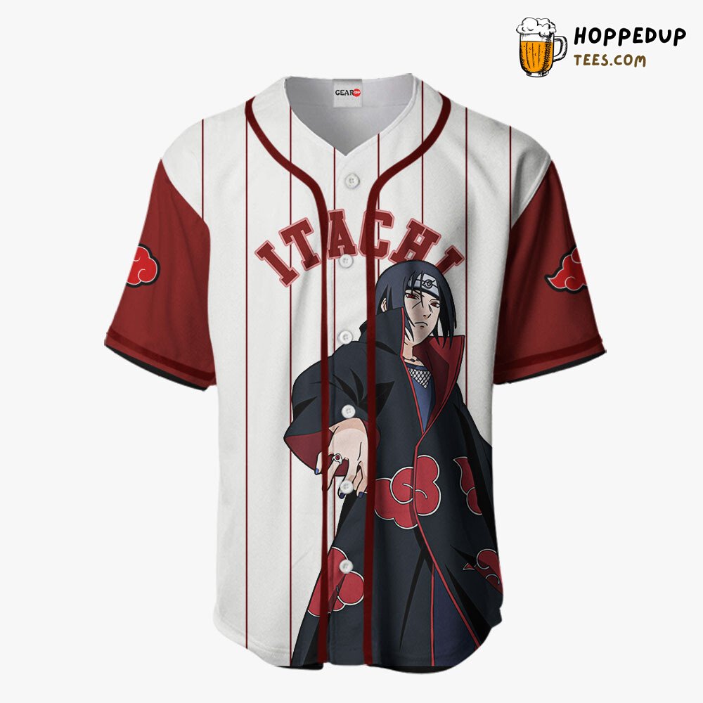 Itachi Uchiha Akatsuki Distinctive Anime Baseball Jersey Unique Design