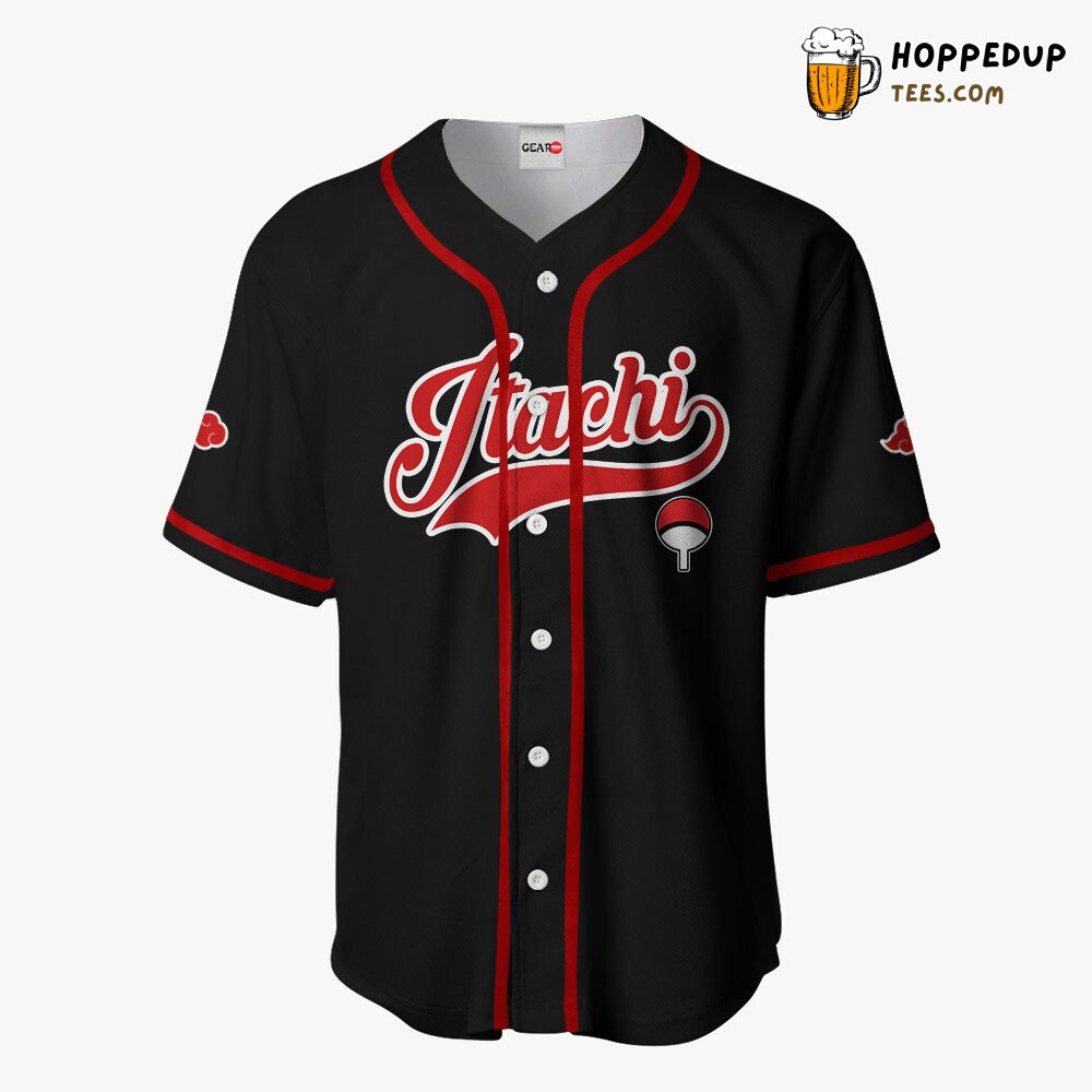 Itachi Uchiha Unique Anime Symbol Baseball Jersey Shirt Distinctive Style