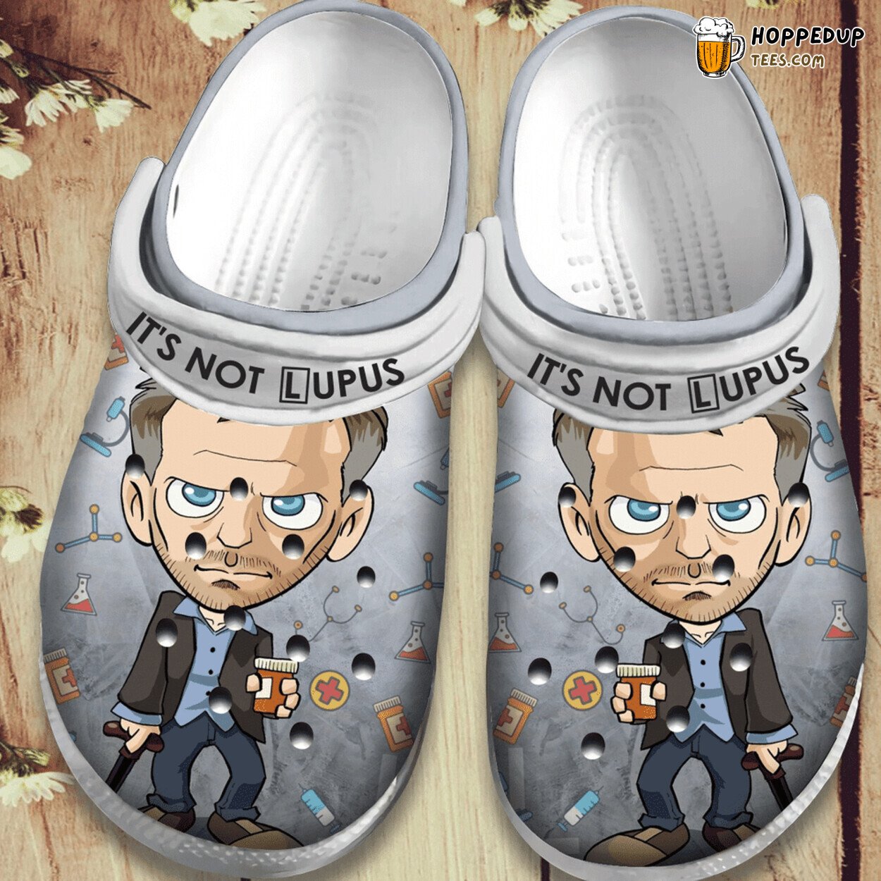 Its Not Lupus Chibi Themed Lover Gift Comfortable Rubber Clogs