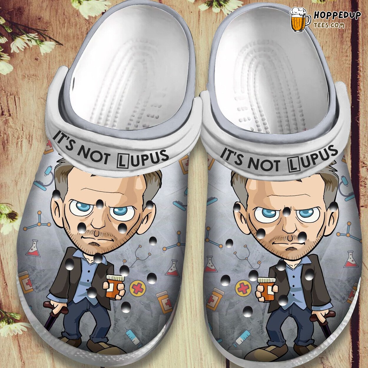Its Not Lupus Theme Nurse Chibi Clogs Birthday Gift Male Healthcare